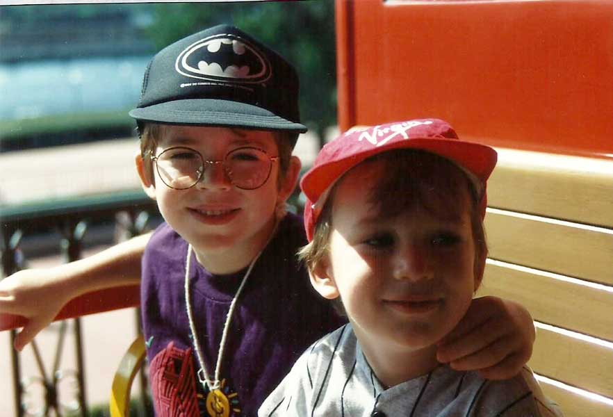 Dan and Tom Martin as young children